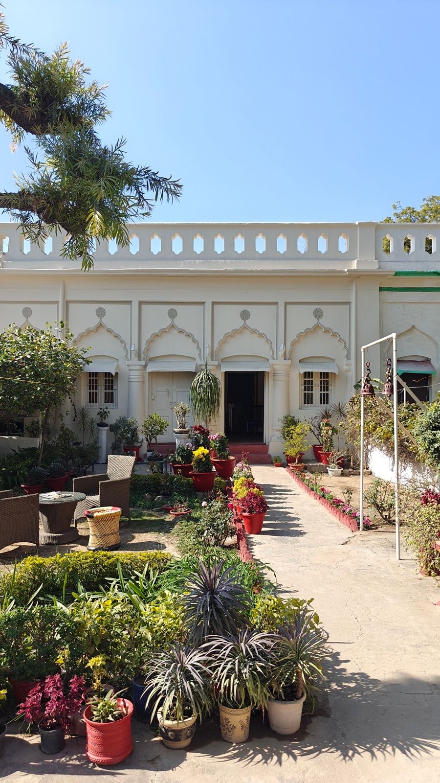 The courtyard garden at Maqbara 27