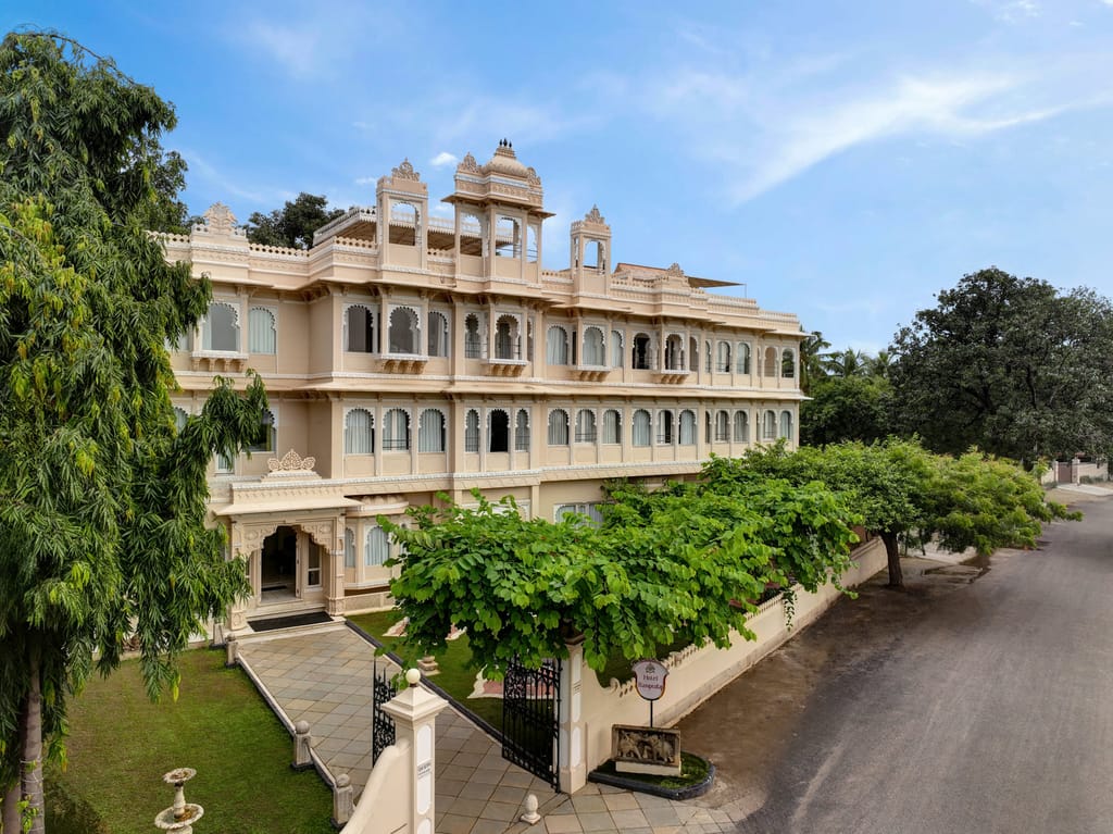 Facade of Ram Pratap Palace, Udaipur