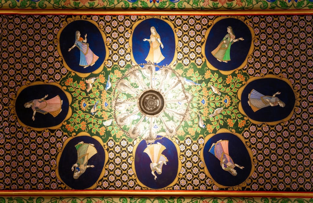 Palace architecture detail, Chunda Palace Udaipur