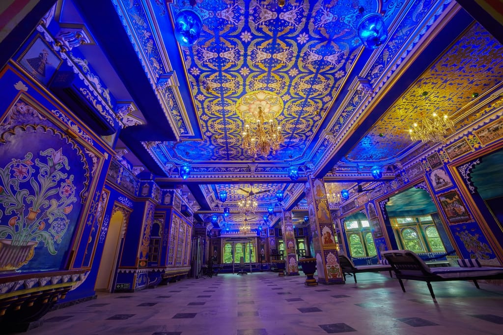 Indoor swimming pool at Chunda Palace