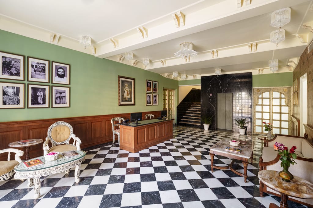 Reception and lobby detail