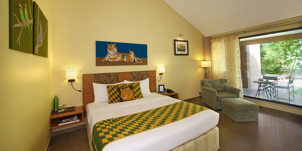 A suite at Svasara Jungle Lodge