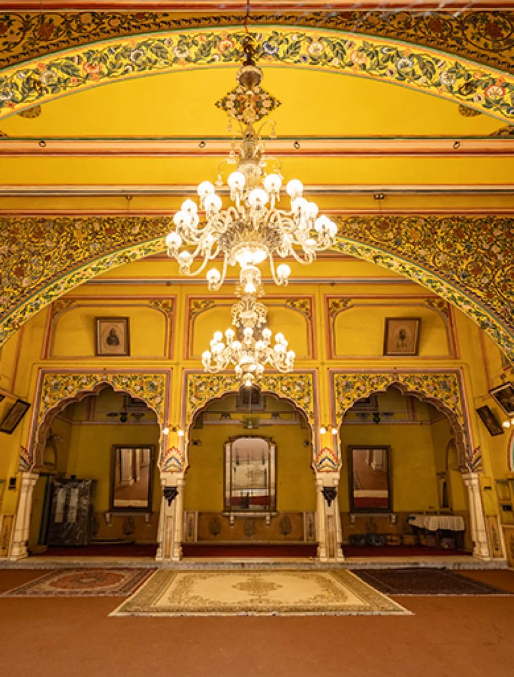 Heritage palace architecture at Hotel Diggi Palace, Jaipur