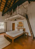 A Heritage Wing room at Kara, the split-level mezzanine