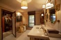 The dressing room and basins in a Tented Jungle Suite
