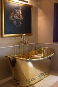 The brass bath in the Family Suite (Machhli)