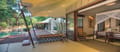 The lounge tent of the Imperial Suite (Raj Bagh), open to the pool