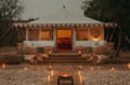 The Royal Tented Suite at The Serai at dusk