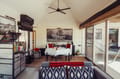 The private lounge and dining tent of the Royal Suite (Panthera)