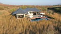 The Royal Suite (Panthera) and its private heated pool, from above