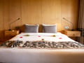 Suite bedroom at Qayaam Gah
