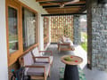 Suite veranda at Qayaam Gah