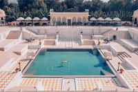 Hathi Kund stepwell pool with terraces