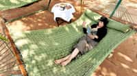 A hammock on the Tathastu Kanha estate