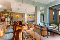 The restaurant at Casa de Goa, Calangute