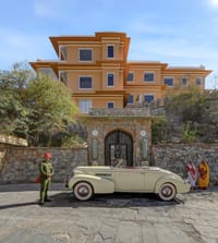 Facade of Khas Mahal Suites