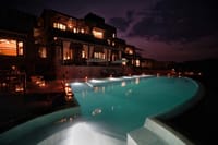 Poolside dining