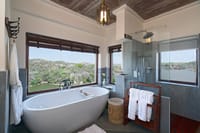 Lake-view bathroom