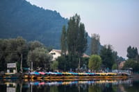 Dal Lake shore near Nadis
