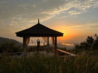 Qalb viewpoint at sunset, Qayaam Gah