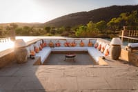 Anopura pool and Aravalli hills