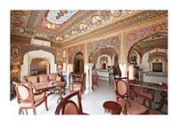 Sileh Khana room painted floor to ceiling