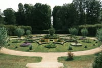 Clipped formal garden with hedges