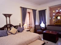 Bedroom with adjoining sitting area