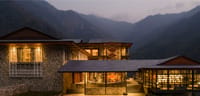 Cosy view of the resort (site alt: Cozy View of Taj Rishikesh, Uttarakhand - Banner Image)