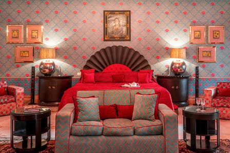 The Maharani Suite, the largest at Rajmahal