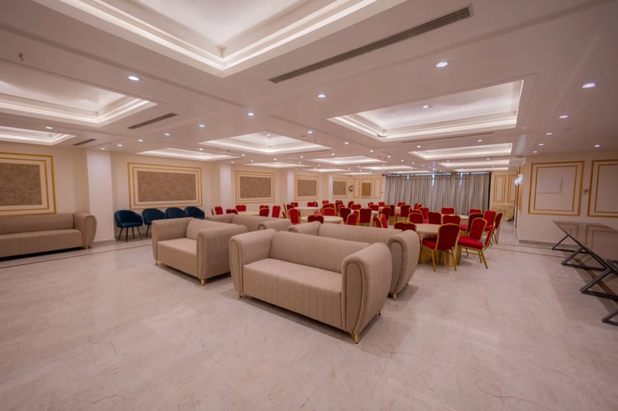 Summit banquet hall set for an event, Mosaic Connect Ayodhya, Ayodhya