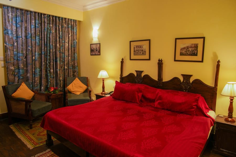 Heritage Premium room interior, Ranbanka Palace, Jodhpur