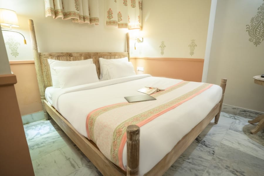 A room at Dev Mahal, Jaipur